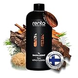 Rento Sauna-Duft 'Holzteer' 400 ml - Natürlicher Sauna-Aufguss mit Holzteer-Duft - angenehmes, beruhigendes Aroma für volle Entspannung