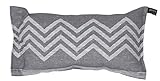 Jokipiin | 1 Saunakissen Lieblingskissen Reisekissen | Design: Peak | Maße: 40 x 22 cm, Leinen/Baumwolle | schadstofffrei Ökotex 100 | hergestellt in Finnland (grau/weiß)